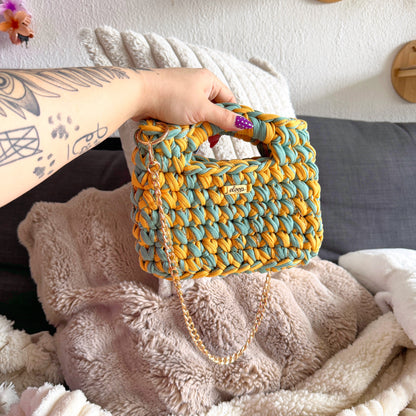 Sage Green & Honey Yellow Topaze Bag