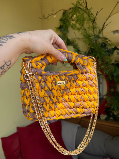 Sac Topaze jaune mangue & cacao