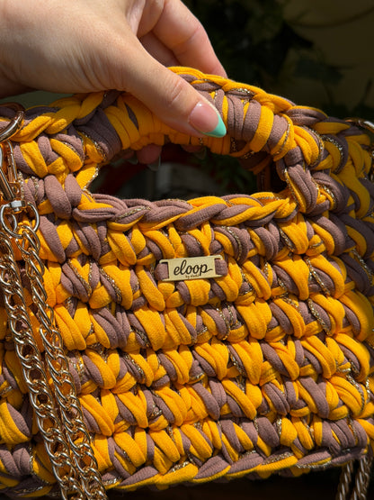Sac Topaze jaune mangue & cacao