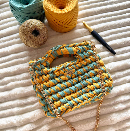 Sage Green & Honey Yellow Topaze Bag